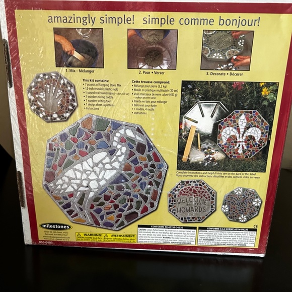 Milestones Mosaic Stepping Stone Kit. New in sealed packaging - Picture 4 of 5